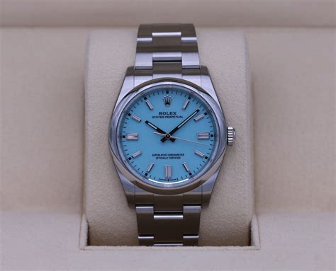 rolex tiffany blue price.